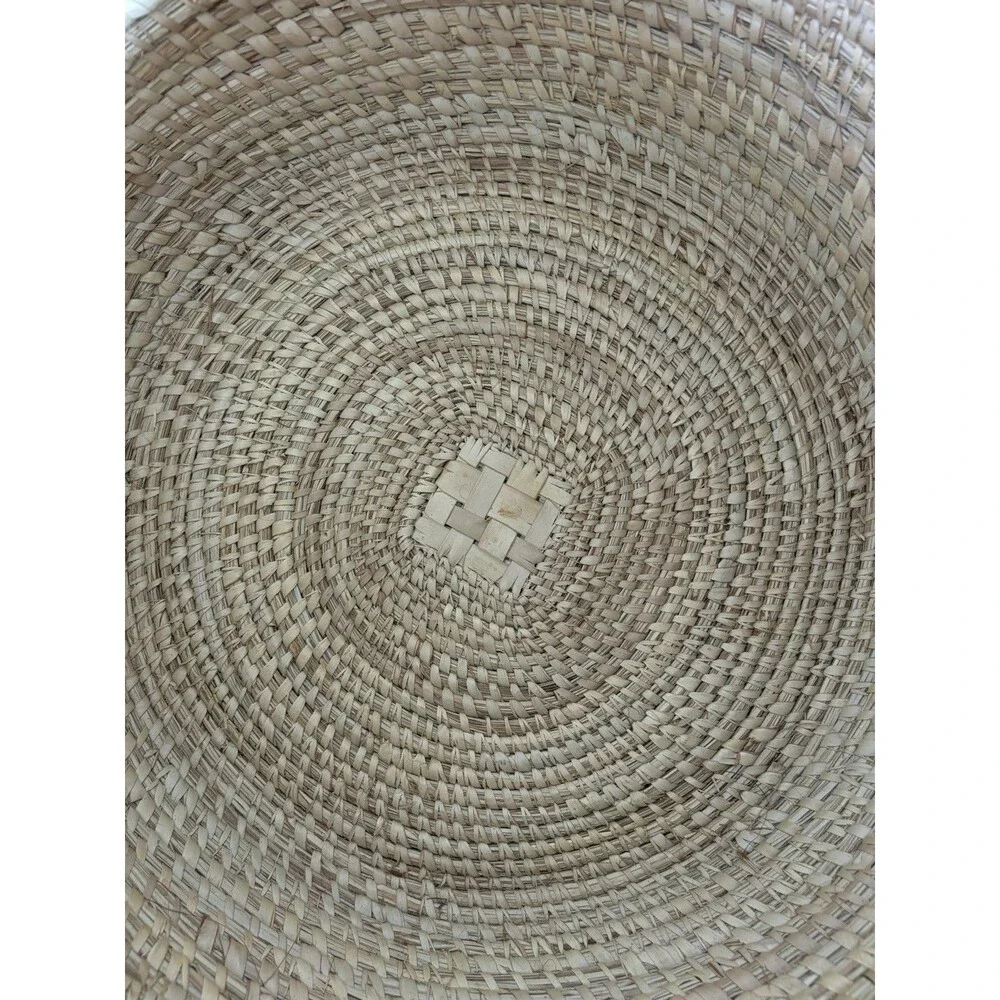 Large Native American Tohono O’odham Papago Style Basket With Lid 15” X 18”